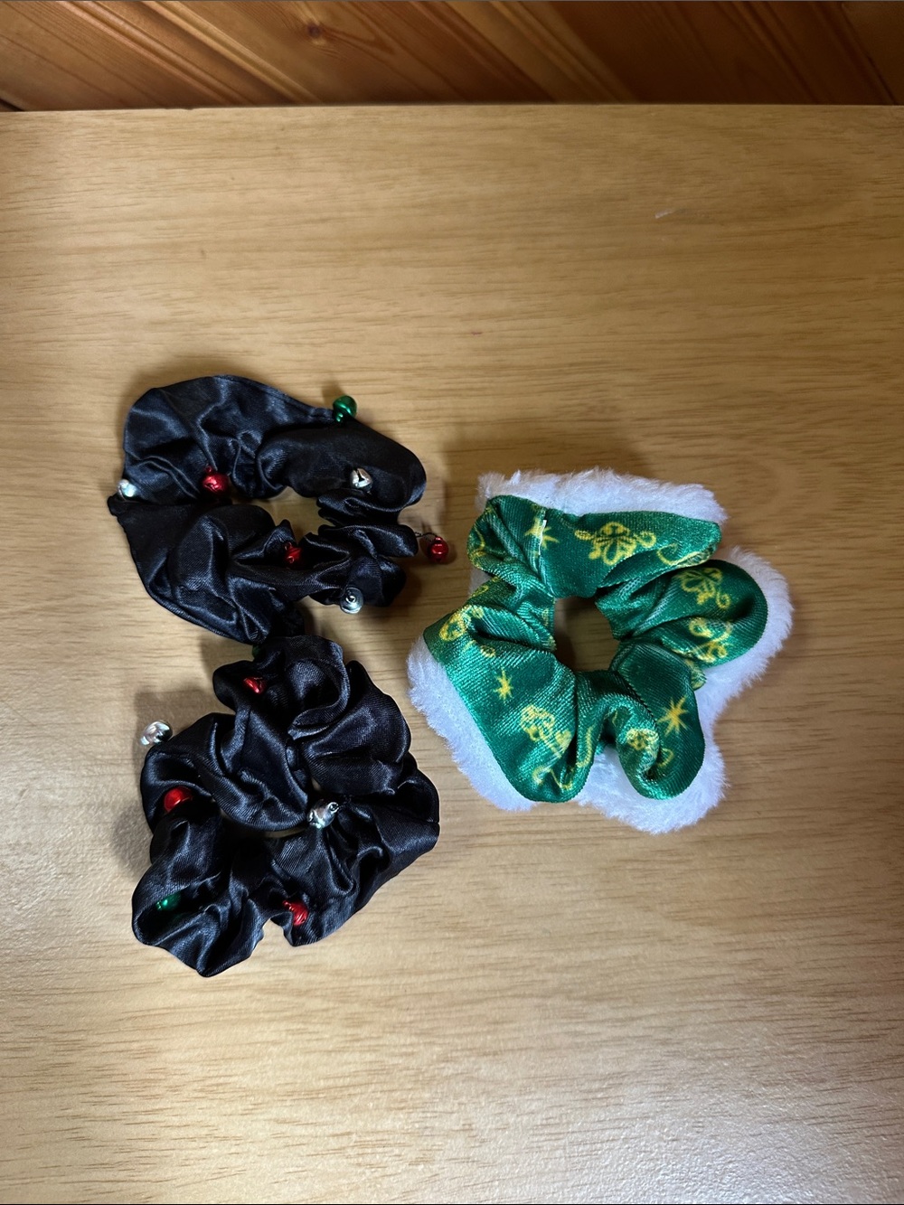 Assorted Holiday Hair Scrunchies